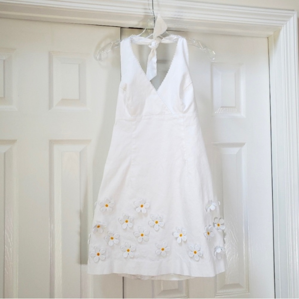 Vintage Lilly Pulitzer Daisy Halter Dress size 4